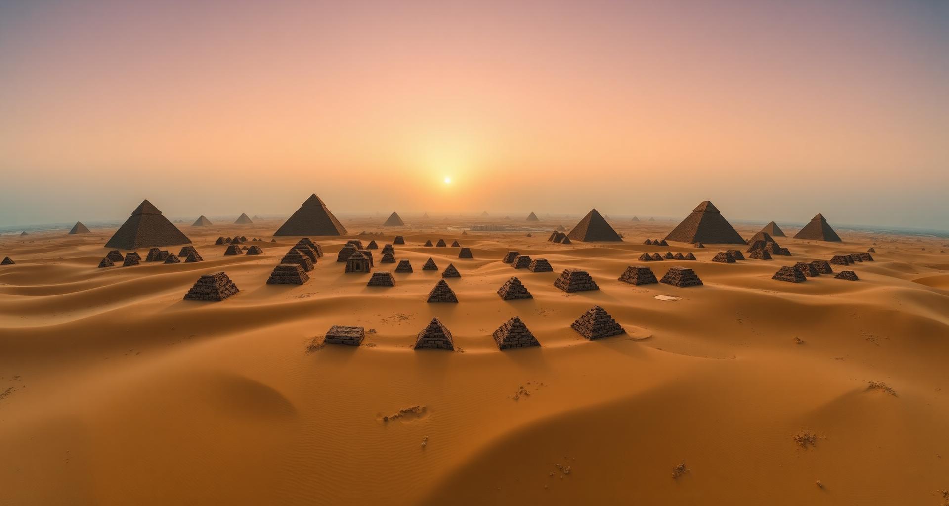 Nubian Pyramids of Meroë — Sudan